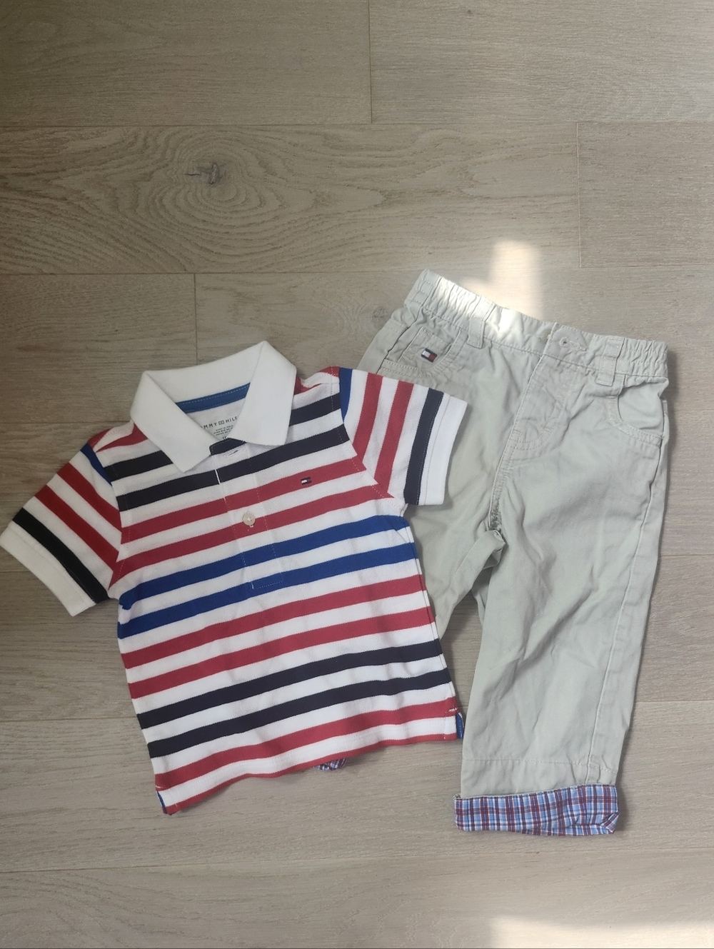 Tommy Hilfiger Baby Boy Polo Shirt & Pants Set 18 Months